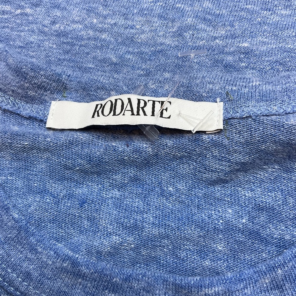 RODARTE Graphic Print Crew Neck Top - Picture 5 of 6